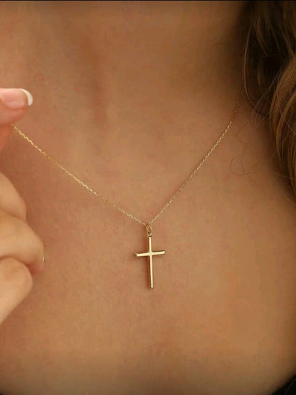 Minimalistic Cross Necklace
