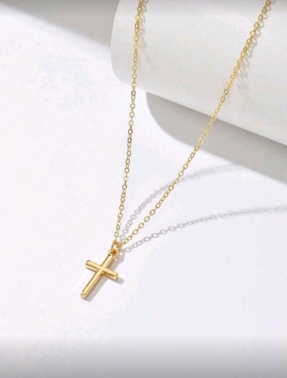 Minimalistic Cross Necklace